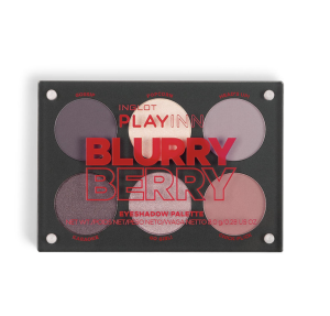 INGLOT PLAYINN BLURRY BERRY PALETA OČNÝCH TIEŇOV