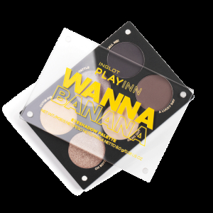 INGLOT PLAYINN Wanna Banana Paleta očných tieňov